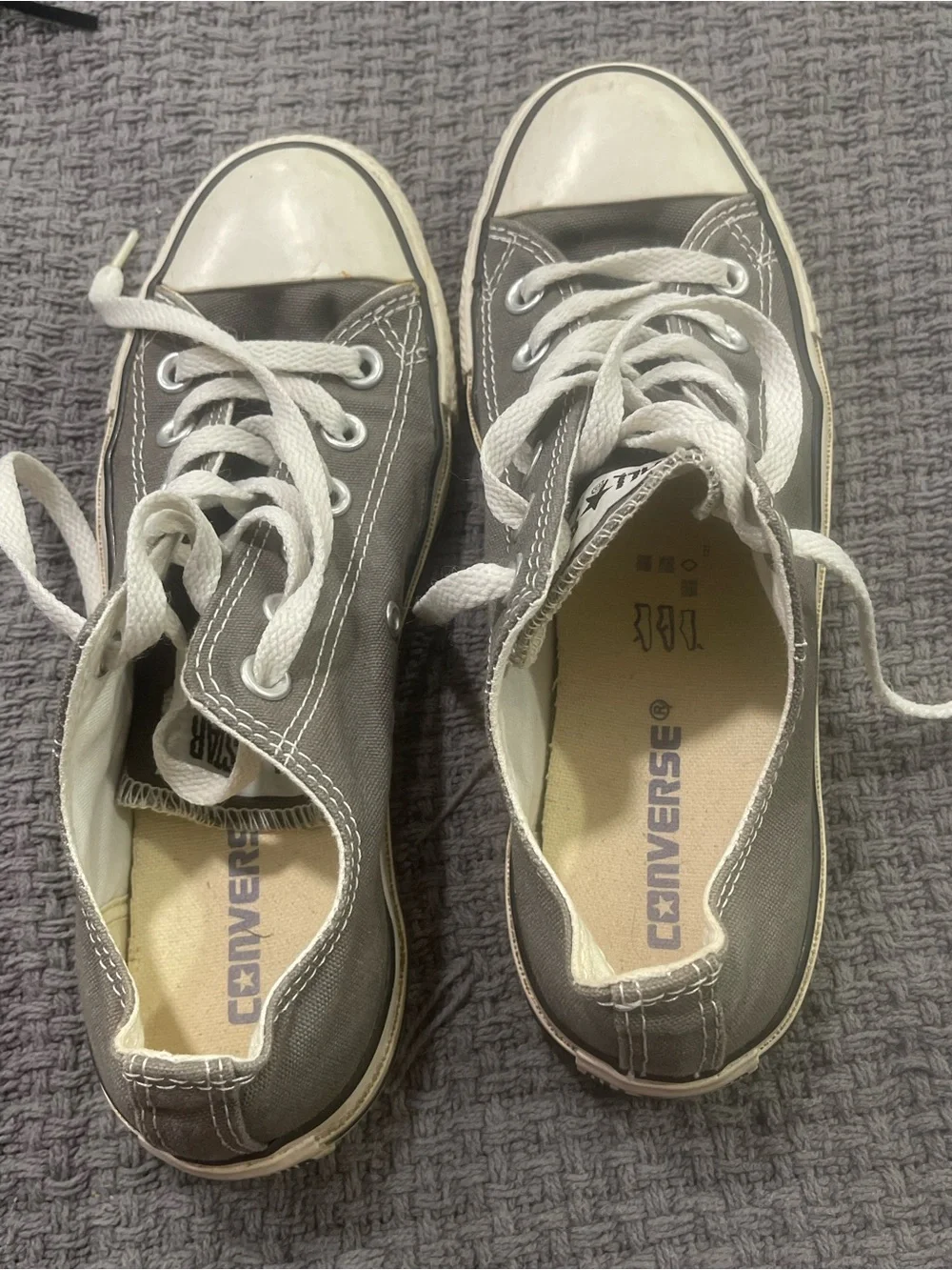 Converse unisex All Star Low Top Sneaker in Gray - Picture 5 of 6